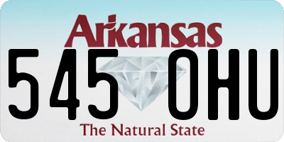 AR license plate 545OHU