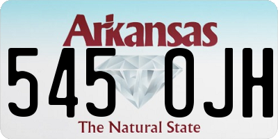 AR license plate 545OJH