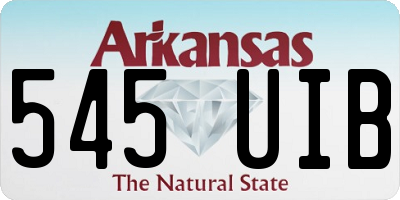 AR license plate 545UIB