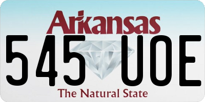 AR license plate 545UOE