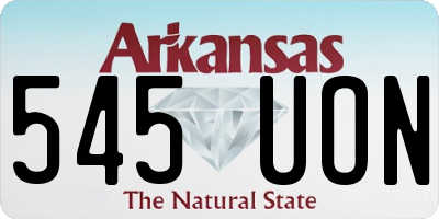 AR license plate 545UON