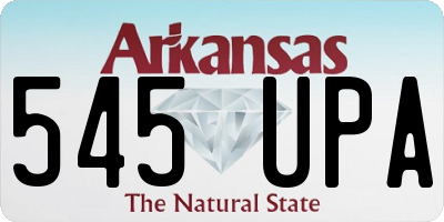 AR license plate 545UPA
