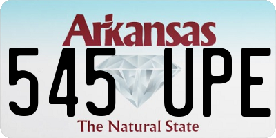 AR license plate 545UPE