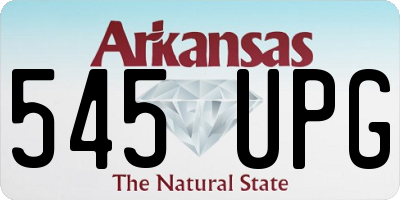 AR license plate 545UPG