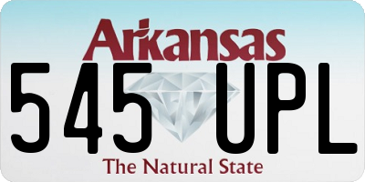 AR license plate 545UPL