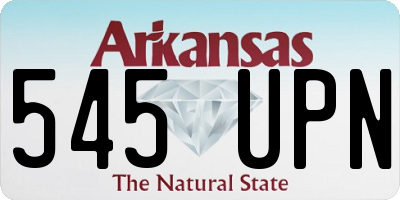 AR license plate 545UPN