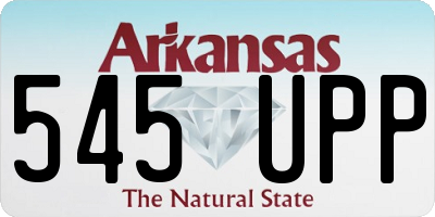 AR license plate 545UPP