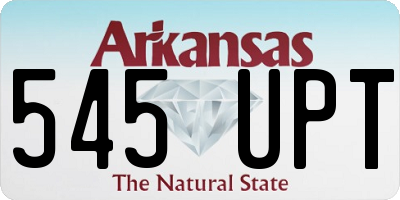AR license plate 545UPT