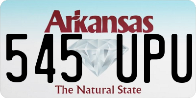 AR license plate 545UPU