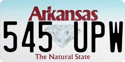AR license plate 545UPW