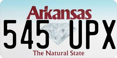 AR license plate 545UPX