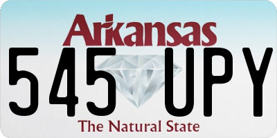 AR license plate 545UPY