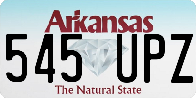 AR license plate 545UPZ