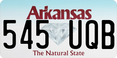 AR license plate 545UQB