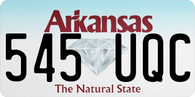 AR license plate 545UQC