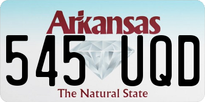 AR license plate 545UQD