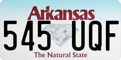 AR license plate 545UQF