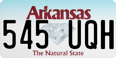 AR license plate 545UQH
