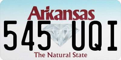AR license plate 545UQI