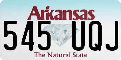 AR license plate 545UQJ
