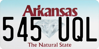 AR license plate 545UQL