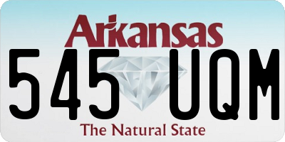 AR license plate 545UQM