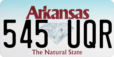 AR license plate 545UQR