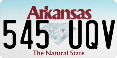 AR license plate 545UQV