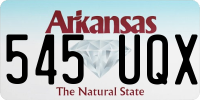 AR license plate 545UQX