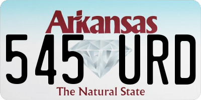 AR license plate 545URD