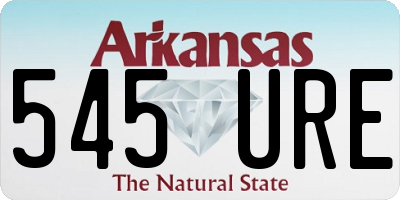 AR license plate 545URE