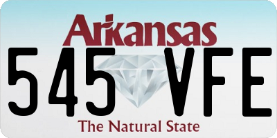 AR license plate 545VFE