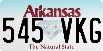AR license plate 545VKG