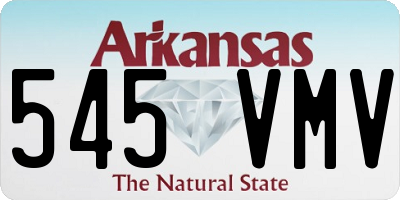 AR license plate 545VMV
