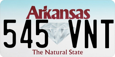 AR license plate 545VNT