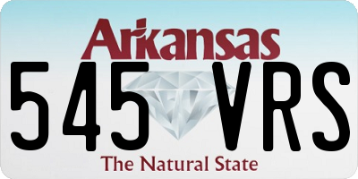 AR license plate 545VRS