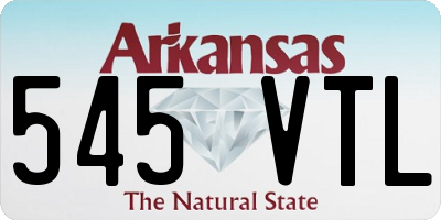 AR license plate 545VTL