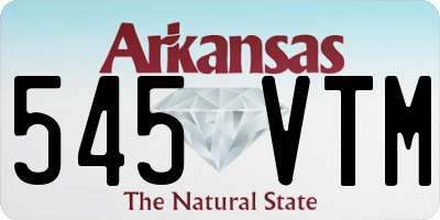 AR license plate 545VTM