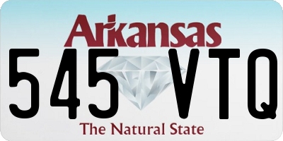 AR license plate 545VTQ