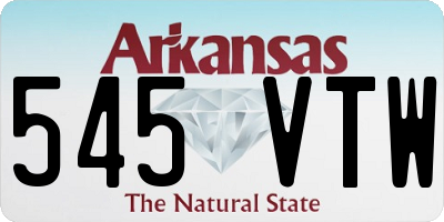 AR license plate 545VTW