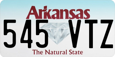 AR license plate 545VTZ