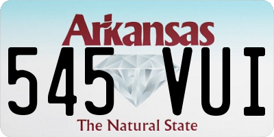AR license plate 545VUI
