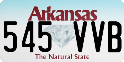 AR license plate 545VVB