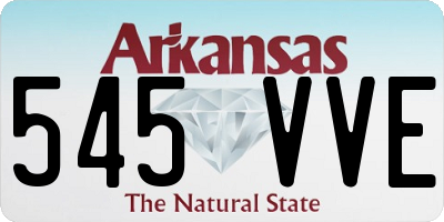 AR license plate 545VVE