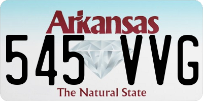 AR license plate 545VVG