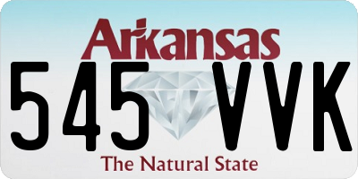 AR license plate 545VVK