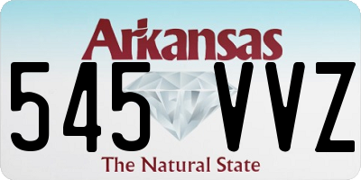 AR license plate 545VVZ