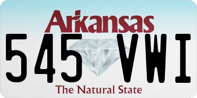 AR license plate 545VWI