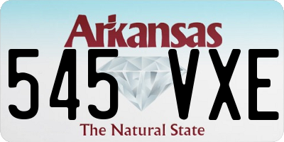 AR license plate 545VXE