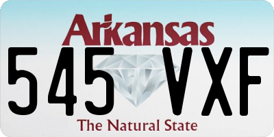AR license plate 545VXF